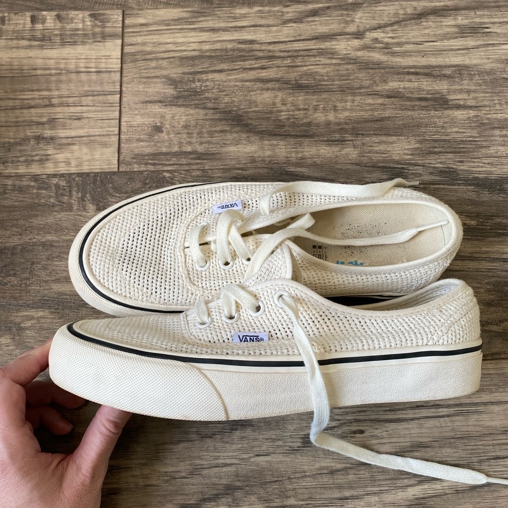 Women’s Vans size 7.5 Marshmellow Authentic